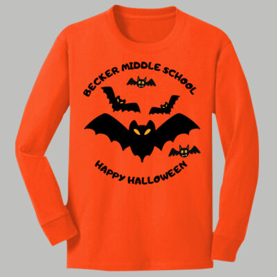 Youth Long Sleeve Shirt - Fall Holidays - Bats Thumbnail