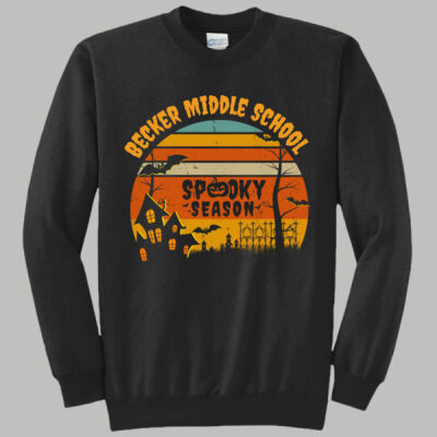 Adult Crewneck - Fall Holidays - Haunted House Thumbnail