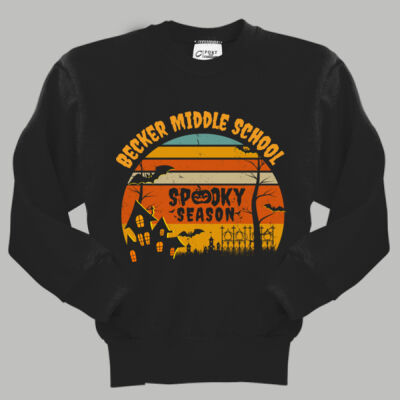 Youth Crewneck - Fall Holidays - Haunted House Thumbnail