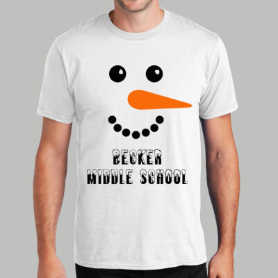 Adult T-Shirt - Winter Holidays - Snowman Thumbnail