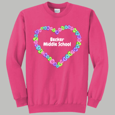 Adult Crewneck - Spring Holidays - Candy Hearts Thumbnail