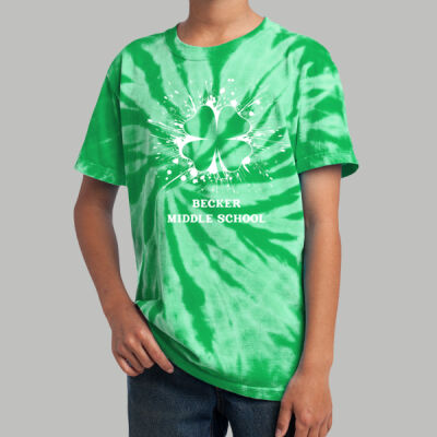 Youth Tie-Dye T-Shirt - Spring Holidays - Shamrock Thumbnail