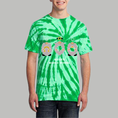 Adult Tie-Dye T-Shirt - Spring Holidays - Leprechauns Thumbnail