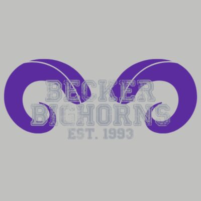 Grey Distressed Name with Purple Horns Thumbnail