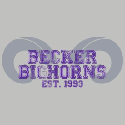 Purple Distressed Name with Grey Horns Thumbnail