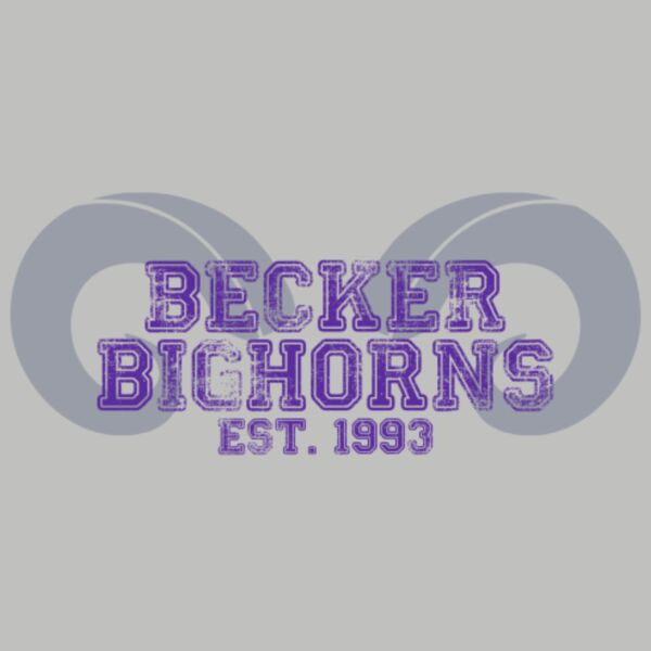 Purple Distressed Name with Grey Horns Thumbnail