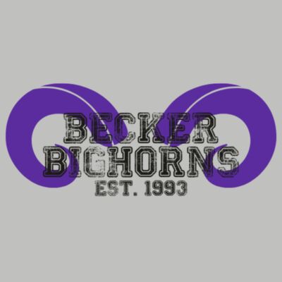 Black Distressed Name with Purple Horns Thumbnail