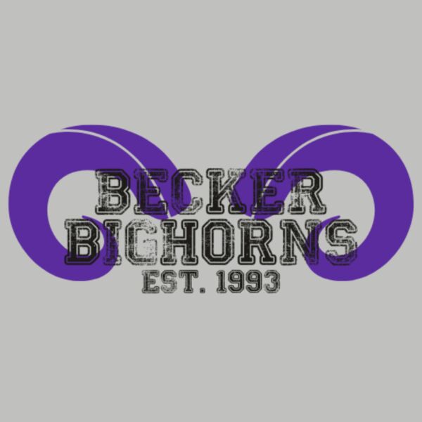 Black Distressed Name with Purple Horns Thumbnail