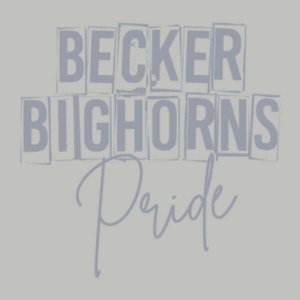 Becker Bighorns Pride Grey Thumbnail