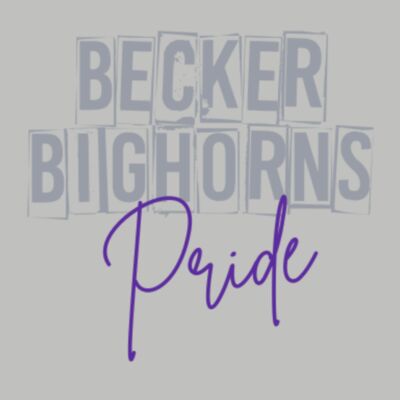 Becker Bighorns Pride Grey & Purple Thumbnail