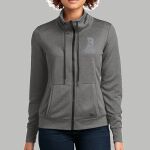 Women's Performance Terry Full Zip Cowl - Becker Thumbnail