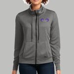 Women's Performance Terry Full Zip Cowl - Becker Thumbnail